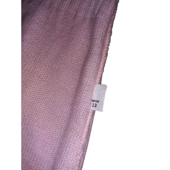 Hush Puppies Pink V Neck Knitted Sweater Long Sleeve Size Small Women's - Picture 10 of 11